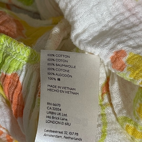 Free People Fleur Printed Tunic Mini Dress in Retro Combo Sz. Small - Picture 12 of 13